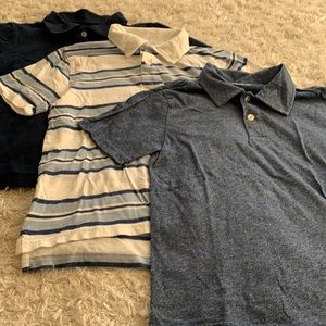3 polo shirts